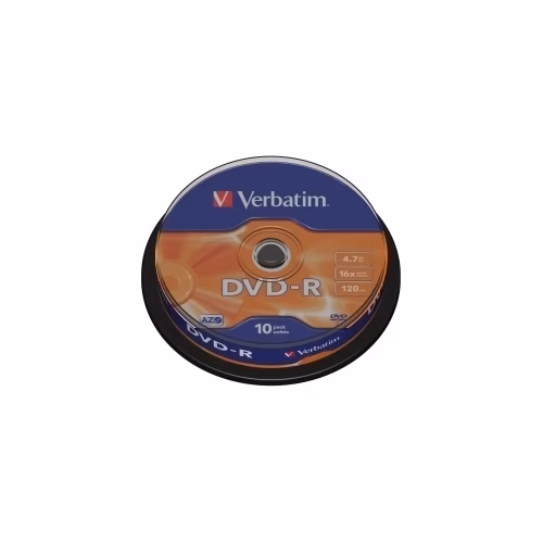 VERBATIM DVD-R(10-Pack)Spindle/General Retail/16x/4.7GB