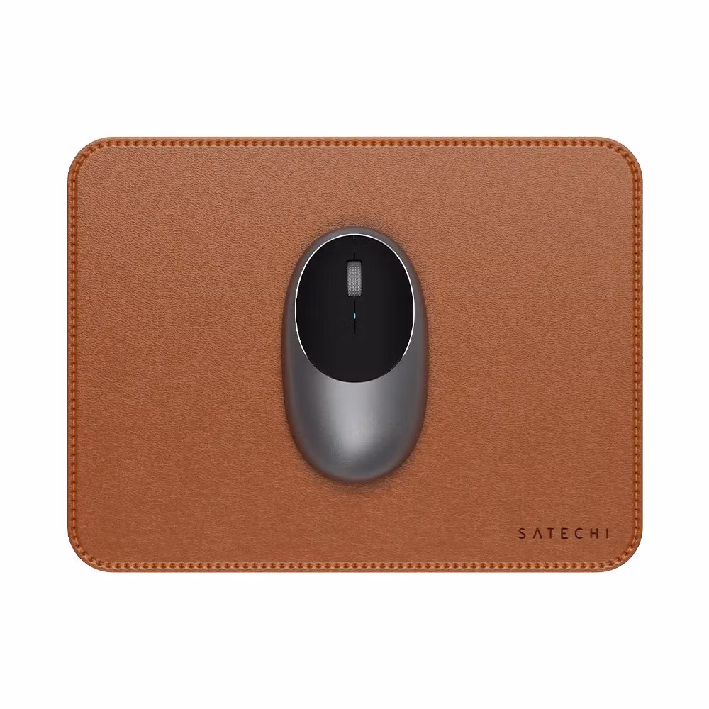 Satechi podložka pod myš Vegan-Leather Premium Mouse Pad - Brown