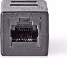 Nedis CCGB89010BK - Síťový Adaptér Cat 6 | RJ45 (8P8C) Zásuvka - RJ45 (8P8C) Zásuvka | Černá barva