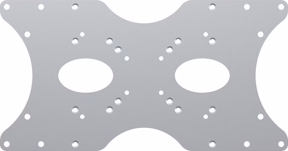 Neomounts FPMA-VESA400 / VESA Adaptér / VESA (50,75,100, 200x100) mm na (200, 120x180, 400x200) mm / Stříbrný