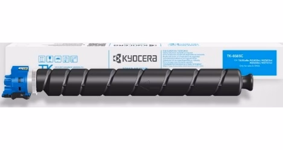 Kyocera toner TK-8585C cyan na 20 000 A4 (při 5% pokrytí), pro TASKalfa MZ4001ci