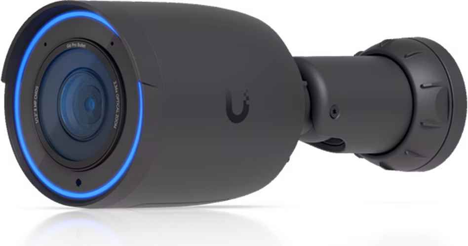 Ubiquiti UniFi G6 Bullet Pro B - kamera, 8Mpx rozlišení, IR LED, AI detekce, IP66, IK04, 2.36x zoom, PoE+, černá