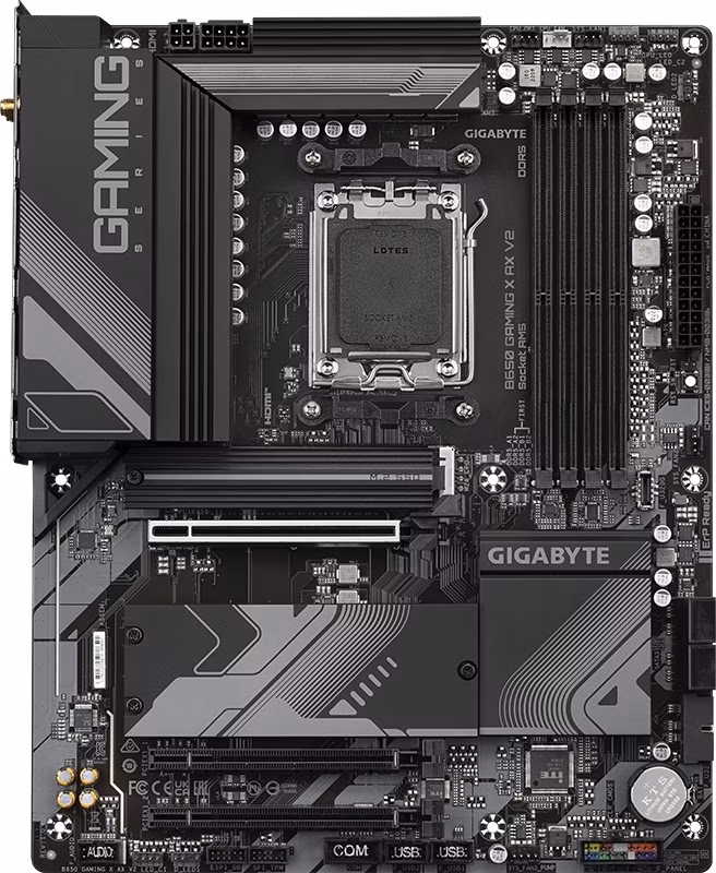 GIGABYTE B650 GAMING X AX V2 / AMD B650 / AM5 / 4x DDR5 / 3x M.2 / USB-C / HDMI / DP / WiFi / ATX