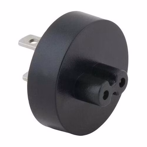 AVACOM Zásuvkový konektor Type A (US) pro USB-C nabíječky, černá