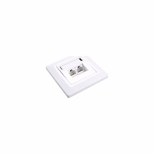 Zásuvka Solarix CAT6 UTP 2 x RJ45 pod omietku biela