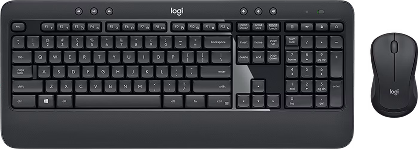 Logitech set klávesnice a myši MK540 ADVANCED/ bezdrátový/ 2.4GHz/ USB přijímač/ US/ černý