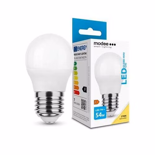 Modee E27 7W mini globe LED teplá 2700K