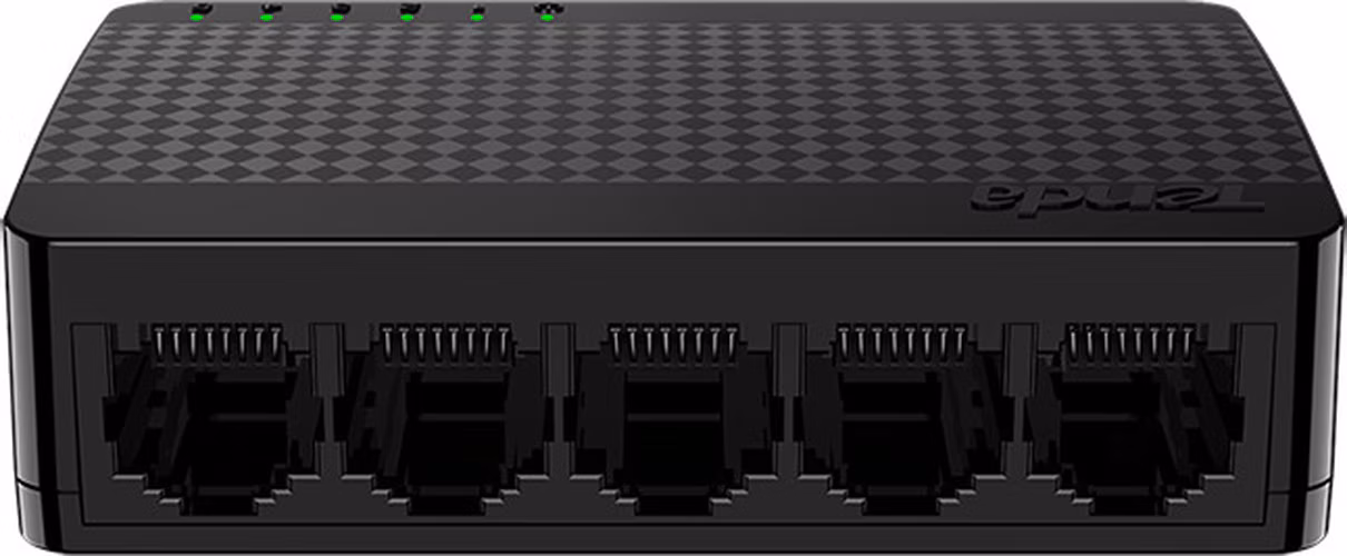 Tenda SG105 / SG105M - 5x Gigabit Desktop Ethernet Mini Switch, 10/100/1000 Mb/s, 10Gb/s, fanless