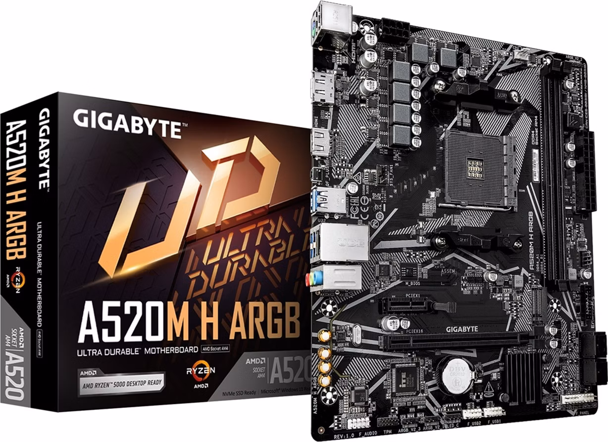 GIGABYTE A520M H ARGB/AM4/mATX