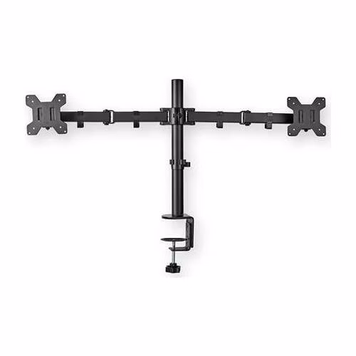 Nedis MMDOS110BK - Full Motion Stojan Monitoru | 2 Obrazovky | 15 - 32 " | 75x75 / 100x100