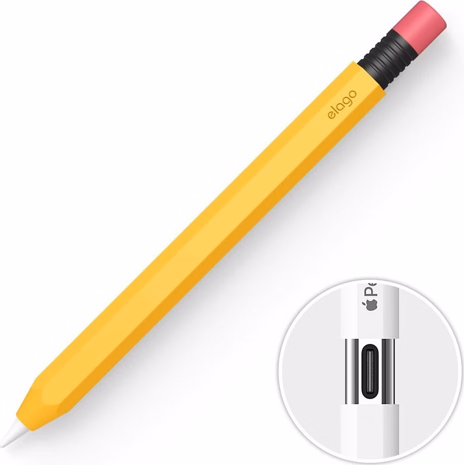 Elago kryt Classic Pencil Case pre Apple Pencil USB-C - Yellow