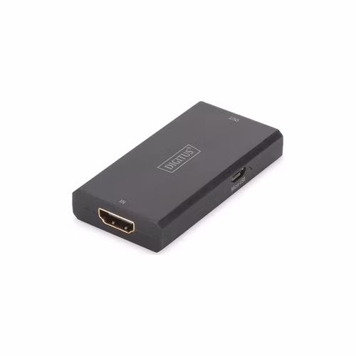 DIGITUS 4K HDMI HDCP převodník 1.4 na 2.2, 2.2 na 1.4, black