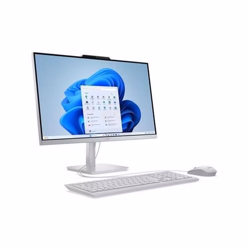 Lenovo A100 AIO Core i3-N305/8GB/SSD 512GB/23,8"/FHD/IPS/250nitů/60Hz/65W/WIN11 Home/stříbrná