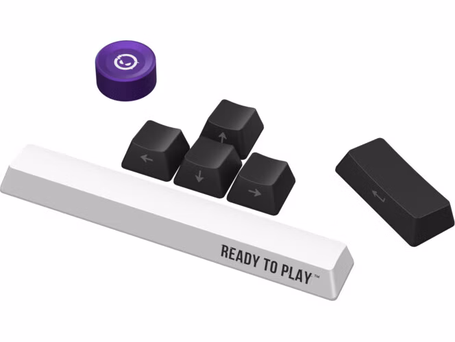 Lorgar KBA4175BK, mechanická herná klávesnica, 82 klávesov, Toxic Purple Switch, Hot-Swap, RGB, USB-C