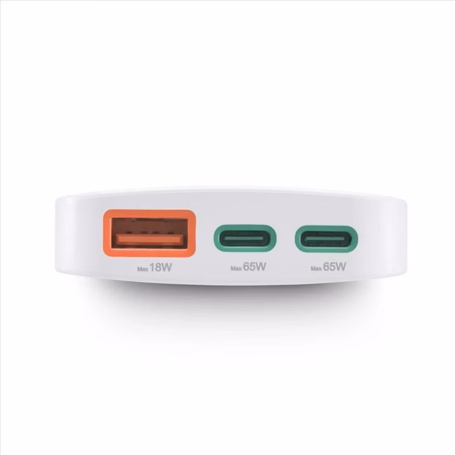 Hama rýchla USB nabíjačka GaN 2x USB-C + USB-A, PD/QC 65 W, plochá, skladacia
