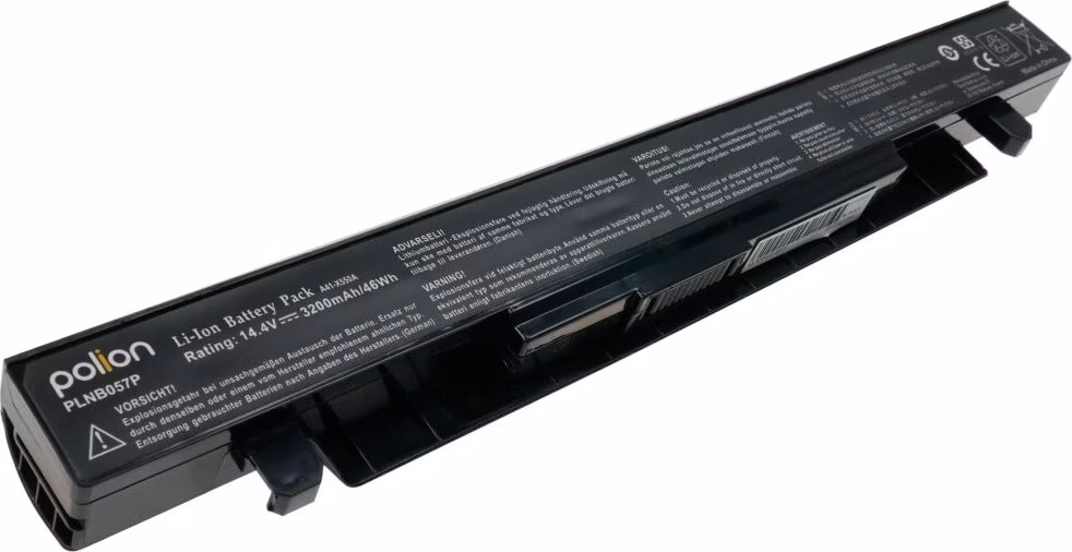 TRX Baterie Polion A41-X550A pro notebooky ASUS A450 A550 R510 R513C - 3200mAh články LG /neoriginální