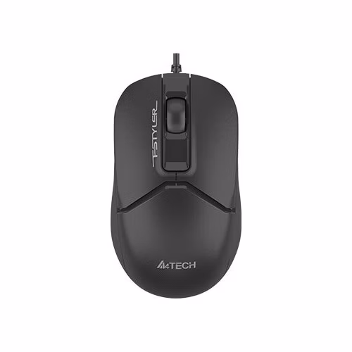 A4tech FSTYLER optická kancelářská myš, USB-C+USB-A, černá