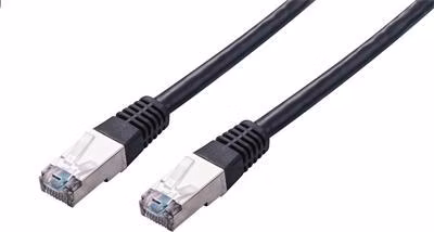 C-TECH Kabel patchcord Cat5e, FTP, černý, 2m