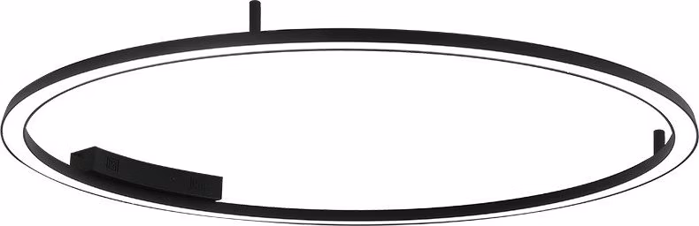 IMMAX NEO FINO SMART nástěnné + stropní svítidlo černé 120cm 72W 4752lm, Zigbee 3.0 s DO, TUYA