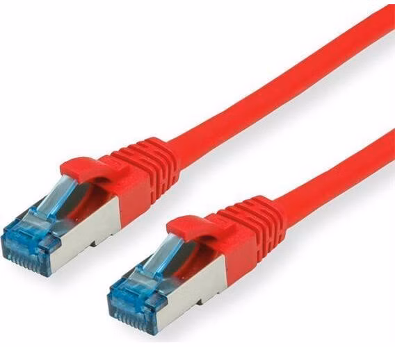 Value Patchkábel LSOH S/FTP 2m Cat6A, červený, Cu
