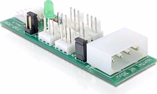 Delock napájecí deska pro 6 ventilátorů 5V/12V