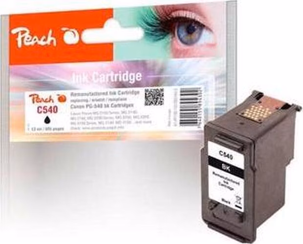 Akce!!! PEACH kompatibilní cartridge Canon PG-540BK, 5225B005, černá, 13 ml