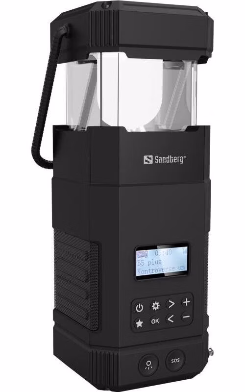 Sandberg Survivor Lantern All-in1 10000mAh, čierna