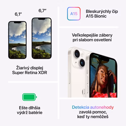 iPhone 14 Plus 128 GB fialový