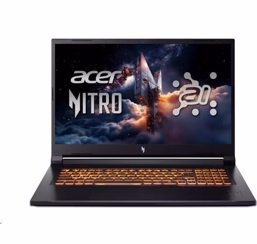 ACER NTB Nitro V 17 (ANV17-I31-774M),Core 7 240H,17.3"FHD,16GB,1TB SSD,RTX 5070,Linux,Black