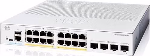 Cisco Catalyst switch C1300-16P-4X (16xGbE,4xSFP+,16xPoE+,120W,fanless) - REFRESH