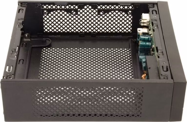 Skriňa CHIEFTEC Compact Series/mini ITX, IX-01B-OP, čierna, bez zdroja