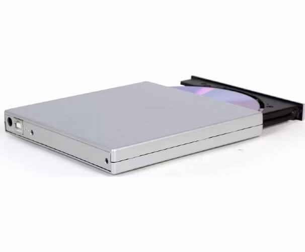 GEMBIRD externí mechanika DVD, USB 2.0, stříbrná