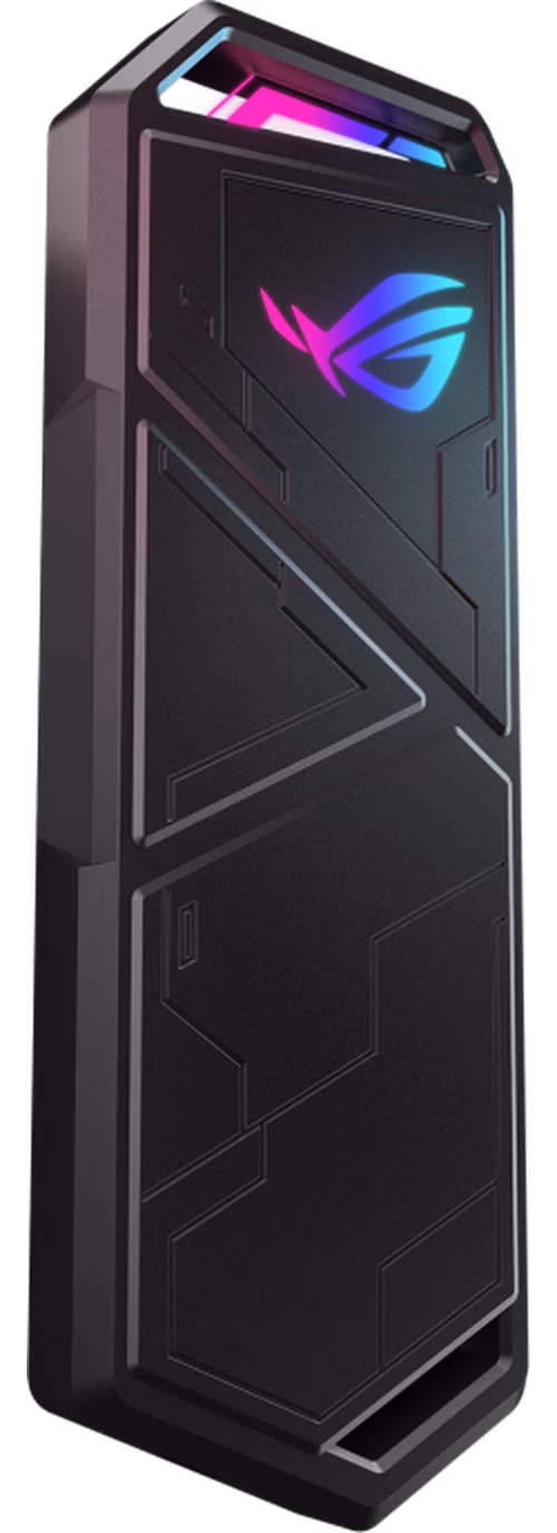 ASUS ROG STRIX ARION LITE SSD NVME AURA case, USB-C 3.2, M.2 NVMe SSD kovový box, délka 30-80 mm, AURA RGB