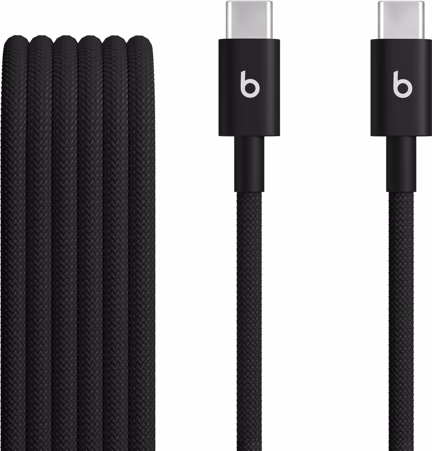 Apple Beats USB-C to USB-C Woven Cables (1.5 m) - Bolt Black (2-Pack)