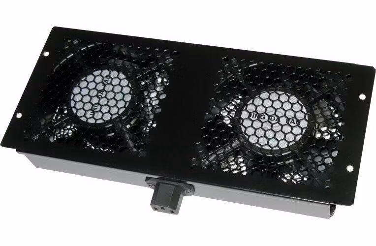 XtendLan Ventilace pro stojan. rozvaděče Telco hloubky 600,800,1000,1200mm, 2x ventilátor, napájecí kabel