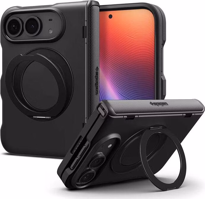 Spigen kryt Slim Armor Pro S MagSafe pre iPhone Duo - Black