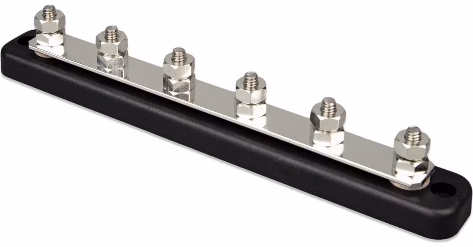 Victron DC přípojnice 150A - 6 terminálů vč. krytu
