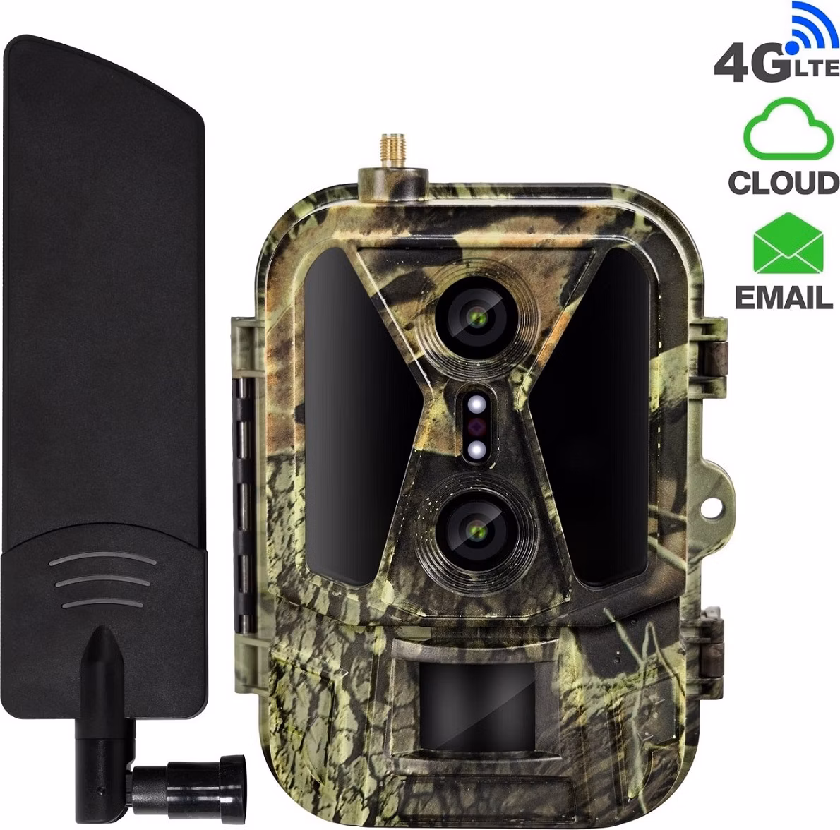 EVOLVEO StrongVision Dual PRO 4G, fotopast &amp; bezp. kamera, 4G LTE, cloud/e-mail, 10.000mAh