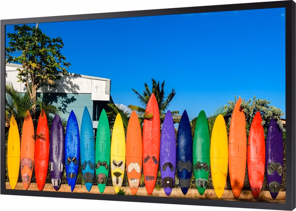 Samsung Outdoor Signage OM55B / 55"/ 4K / ADS / 2x HDMI / DP / USB / LAN / RS232 / WiFi / VESA / IP5X /