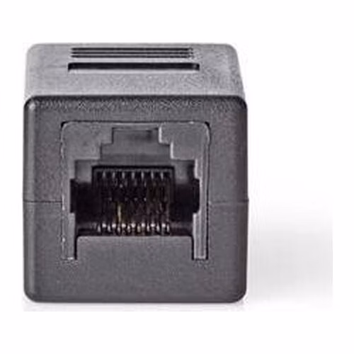 Nedis CCGB89010BK - Síťový Adaptér Cat 6 | RJ45 (8P8C) Zásuvka - RJ45 (8P8C) Zásuvka | Černá barva