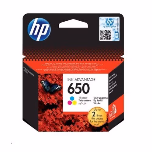 HP náplň c. 650 trojfarebná 200str