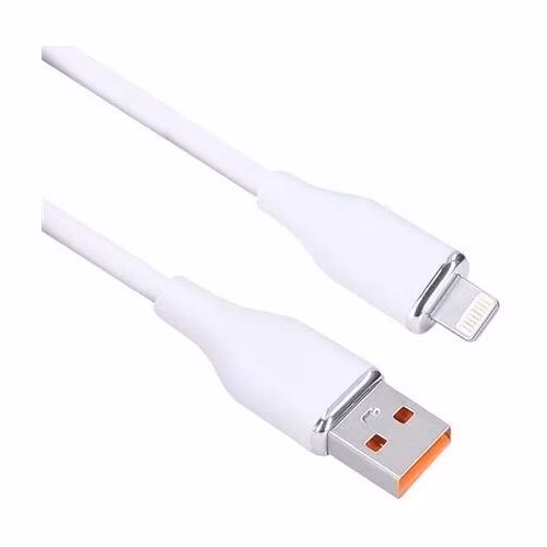 Solight lightning kabel, USB 2.0 A konektor - Lightning konektor, silikon, 2m