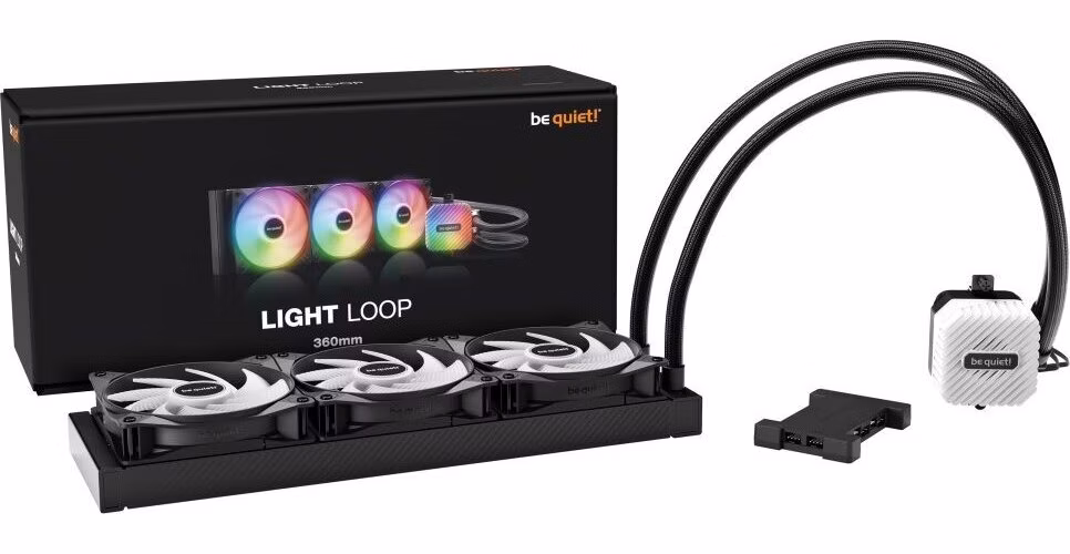 Be quiet! Light Loop vodní chladič CPU ARGB 360mm / 3x120mm / Intel i AMD