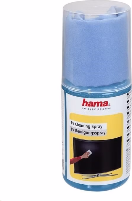 Hama TV čistiaci sprej, 200 ml, vrátane utierky