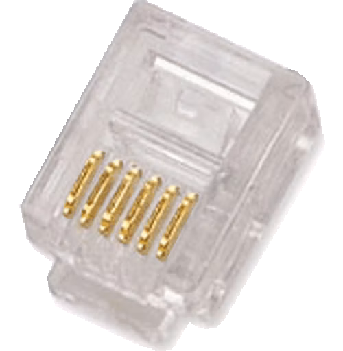 DATACOM Plug UTP CAT3 6p6c- RJ12 lanko - 100 pack