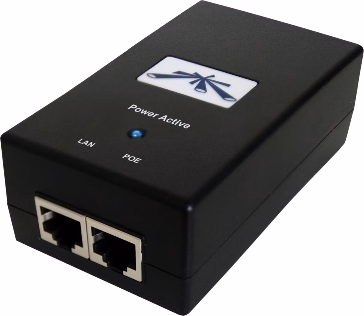 UBNT POE-48-24W-G [Gigabitový PoE adaptér, 48V/0,5A (24W), vrátane. napájací kábel]
