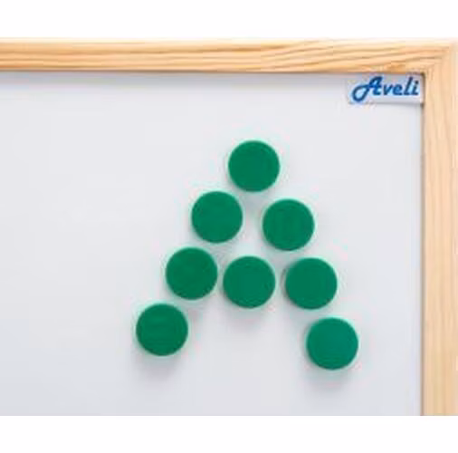 AVELI Set magnetů, zelená barva