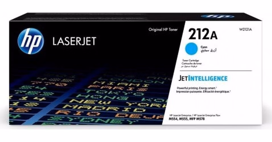 Azúrová originálna tonerová kazeta HP 212A LaserJet (4 500 strán)