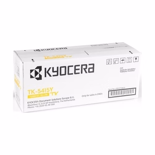 Kyocera toner TK-5415Y- 13 000 stran A4 (při 5% pokrytí), pro TASKalfaMA/PA4500ci, žlutý