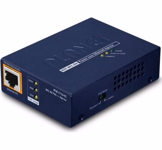 Planet POE-171A-95 Ultra PoE injektor 802.3bt do 95W, 1000Base-T, desktop